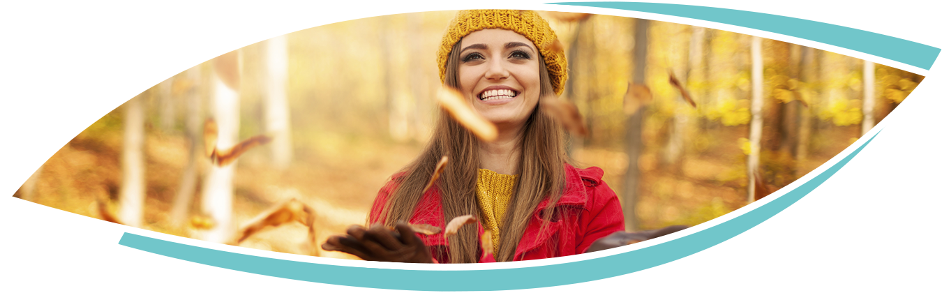 Dental Hygiene Advice Bpds Chepstow Dental - Persona En Otoño (1350x420), Png Download