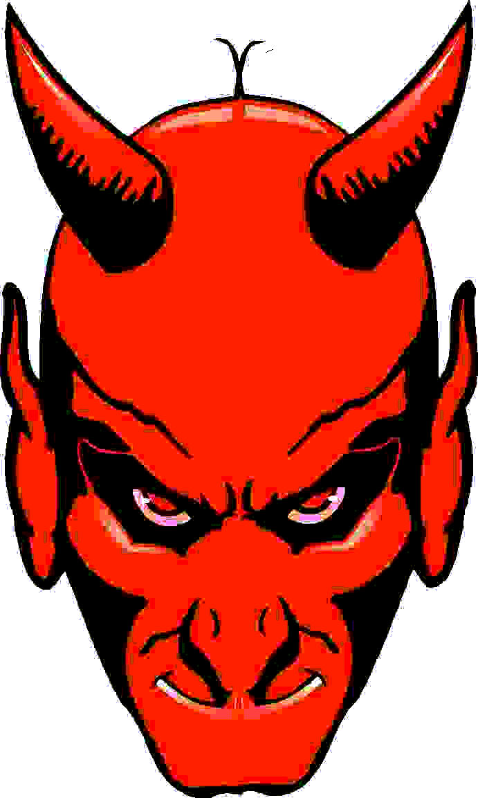 So The Devil Talks To You - Devil Head (691x1153), Png Download