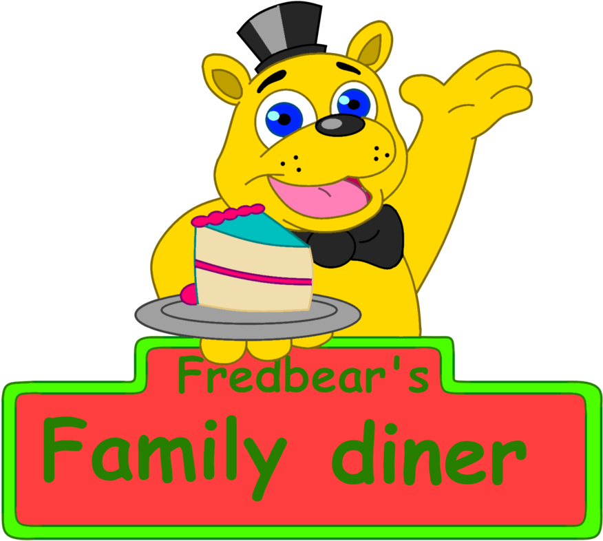Freddine - Fredbear's Family Diner Logo (916x872), Png Download