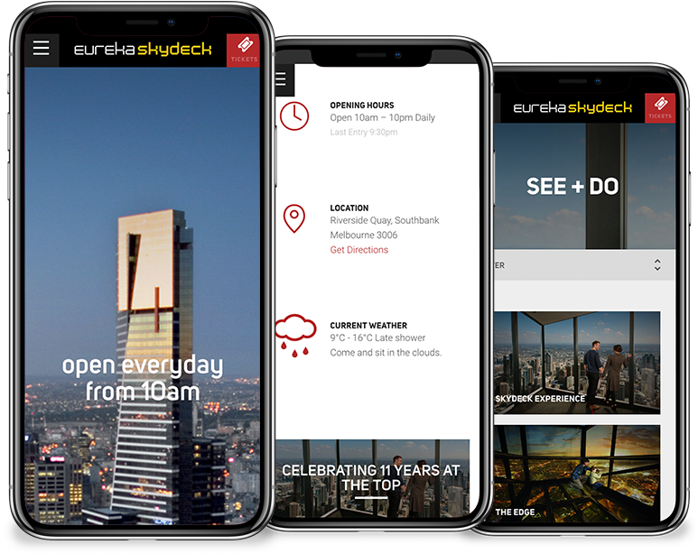Eureka Mobile Website Img - Eureka Tower Melbourne (809x673), Png Download