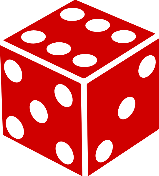 Small - 6 Sided Dice Png (540x598), Png Download