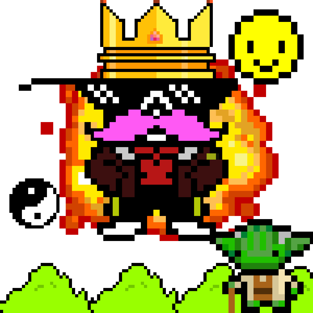 Mlg - Super Mario Bush (1200x1200), Png Download