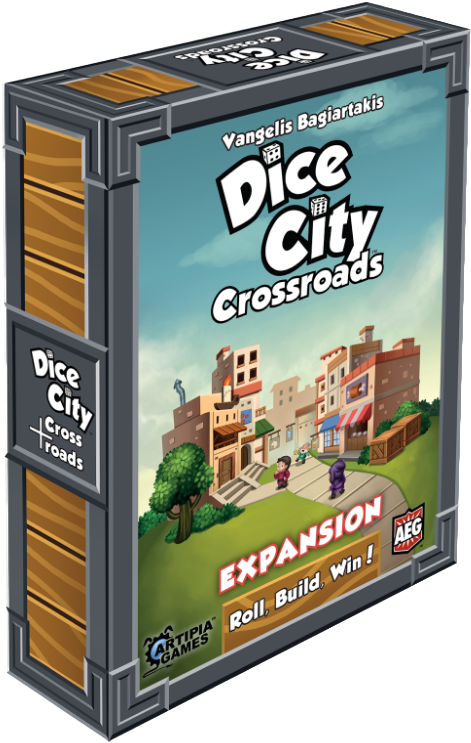 Dice City Crossroads - Aeg Dice City Crossroads Game (614x880), Png Download