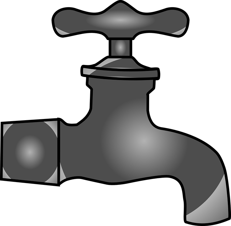 Faucet Clipart Water Droplet - Tap Clipart Png (737x720), Png Download