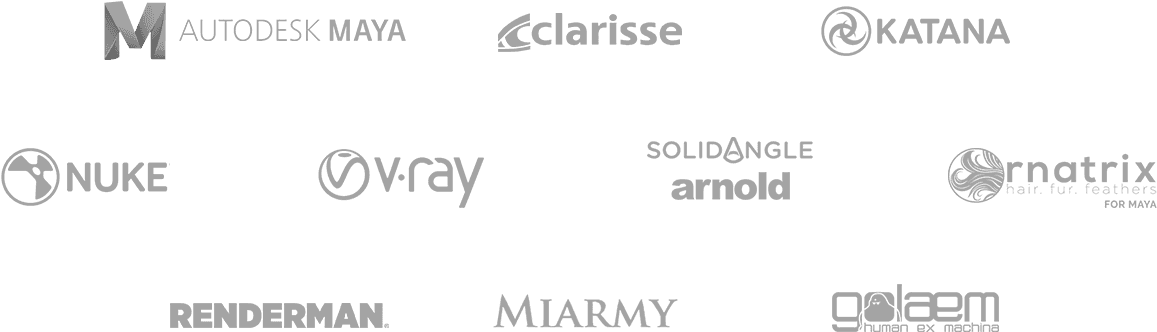 Conductor Supports Autodesk Maya, Clarisse, Katana, - Solid Angle (1638x442), Png Download