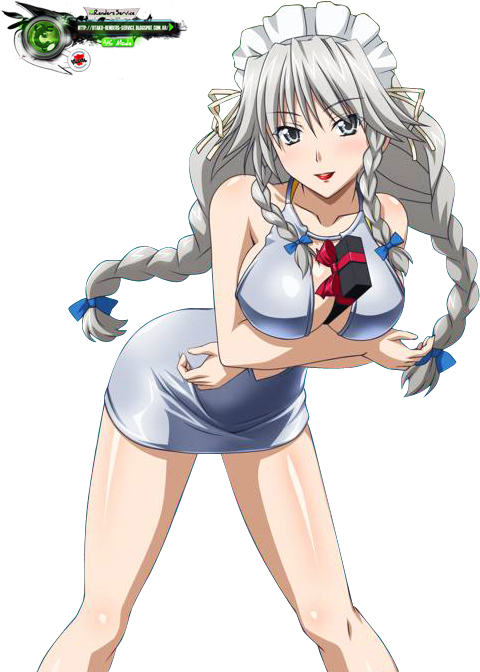 Grayfia Lucifuge Sexy Valentine Png By Otakurenders-service - Hentai Dxd Grayfia Lucifuge Render (588x688), Png Download