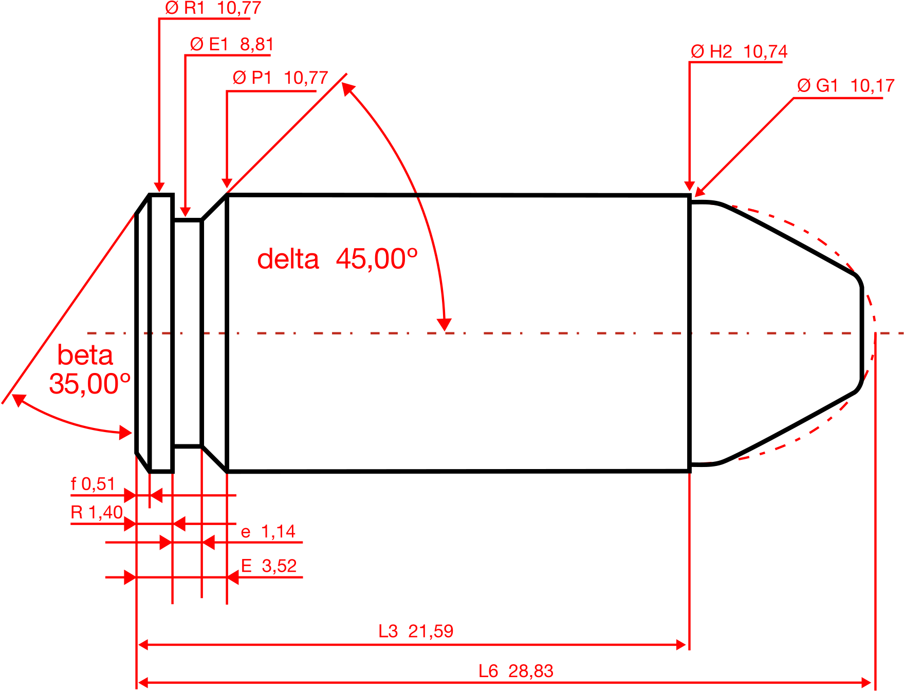 Open - 40 S&w (2000x1499), Png Download