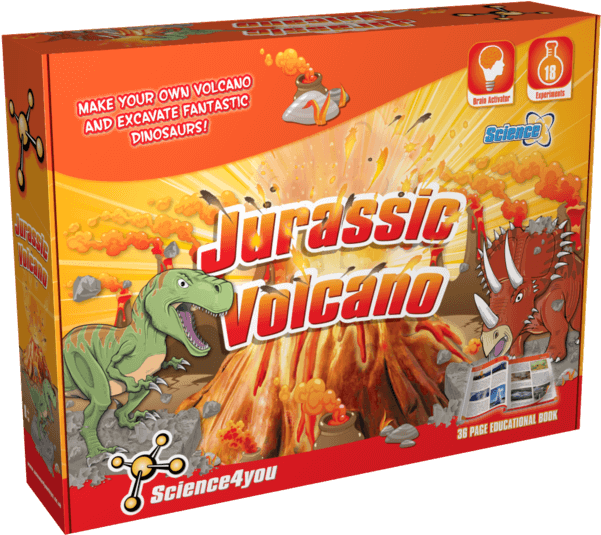 Science4you - Science4you - Jurassic Volcano (800x800), Png Download