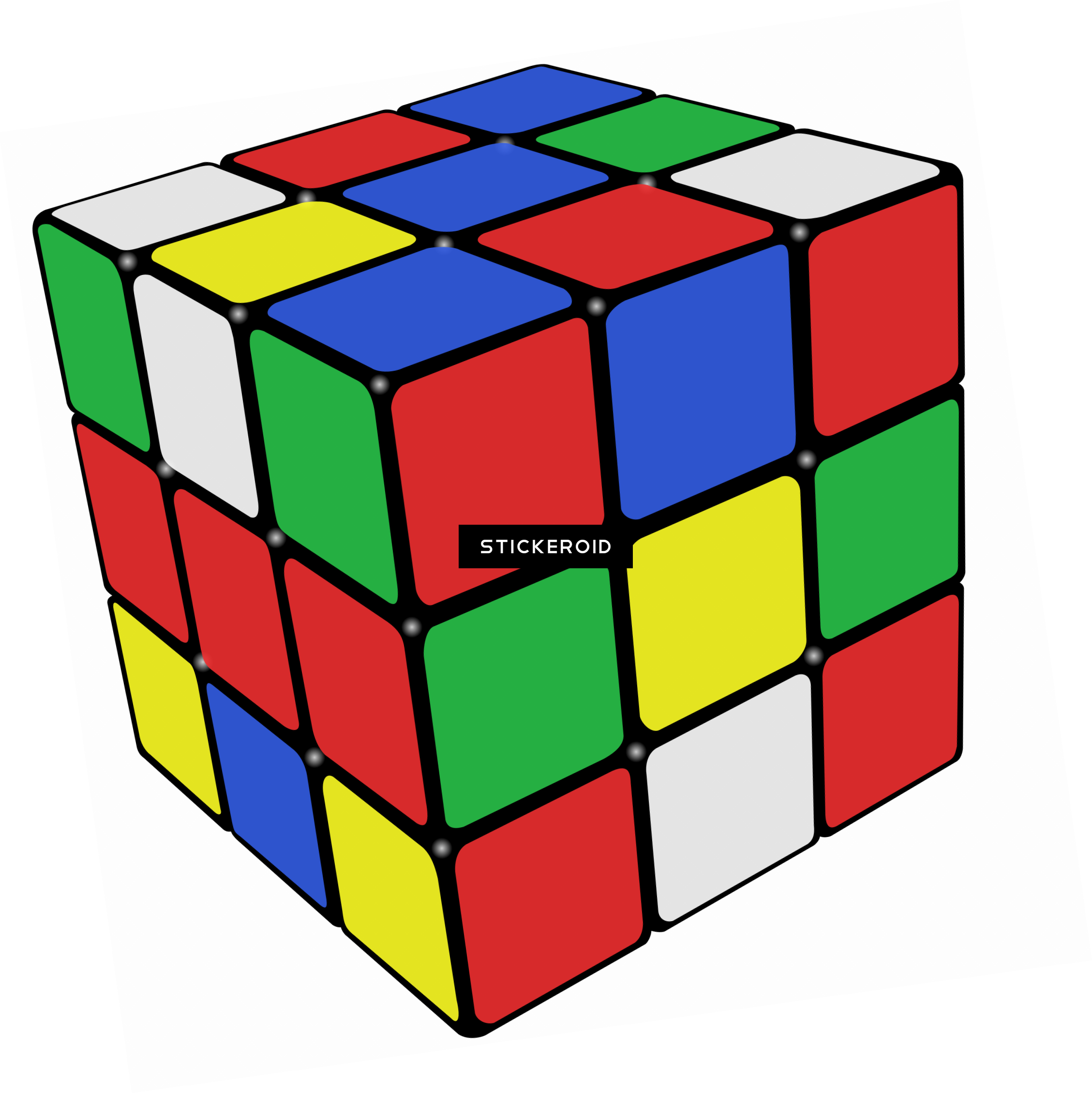 Rubik's Cube (2257x2258), Png Download