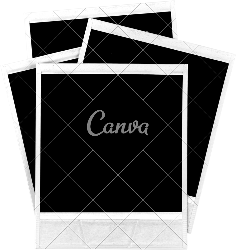 Blank Polaroid Png - Canva (758x800), Png Download