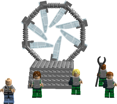 Stargate Sg-1 Stargate - Fictional Character (761x589), Png Download