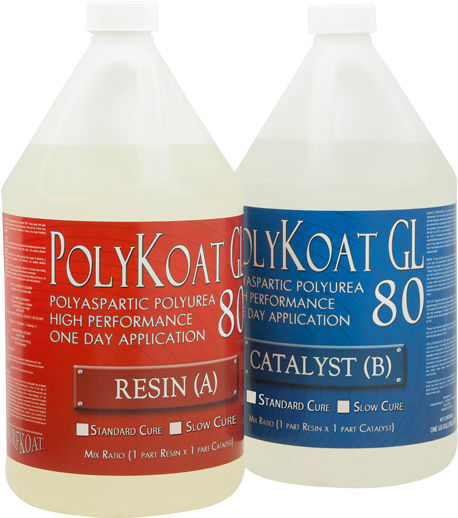 Surfkoat Poly Koat 80 Polyaspartic Polyurea Clear Concrete - Concrete (514x606), Png Download