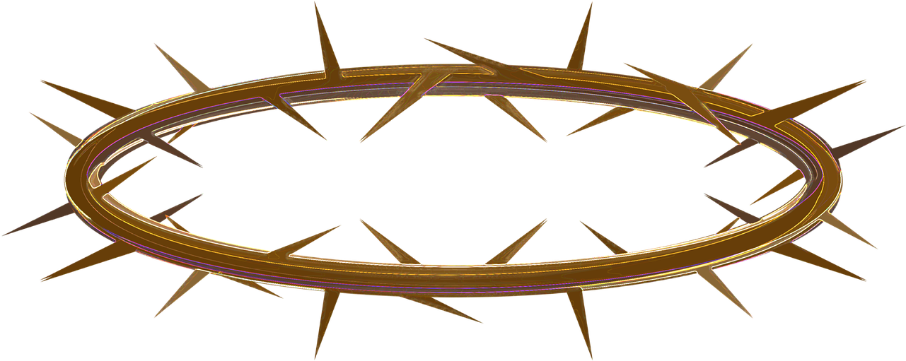 Thorns Png Graphic Lent Crown Of Thorns Holy - Crown Of Thorns Png (960x480), Png Download