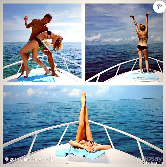 Candice Accola Et Joe King Du Groupe The Fray Réalisant - Candice Accola Com Marido (950x657), Png Download