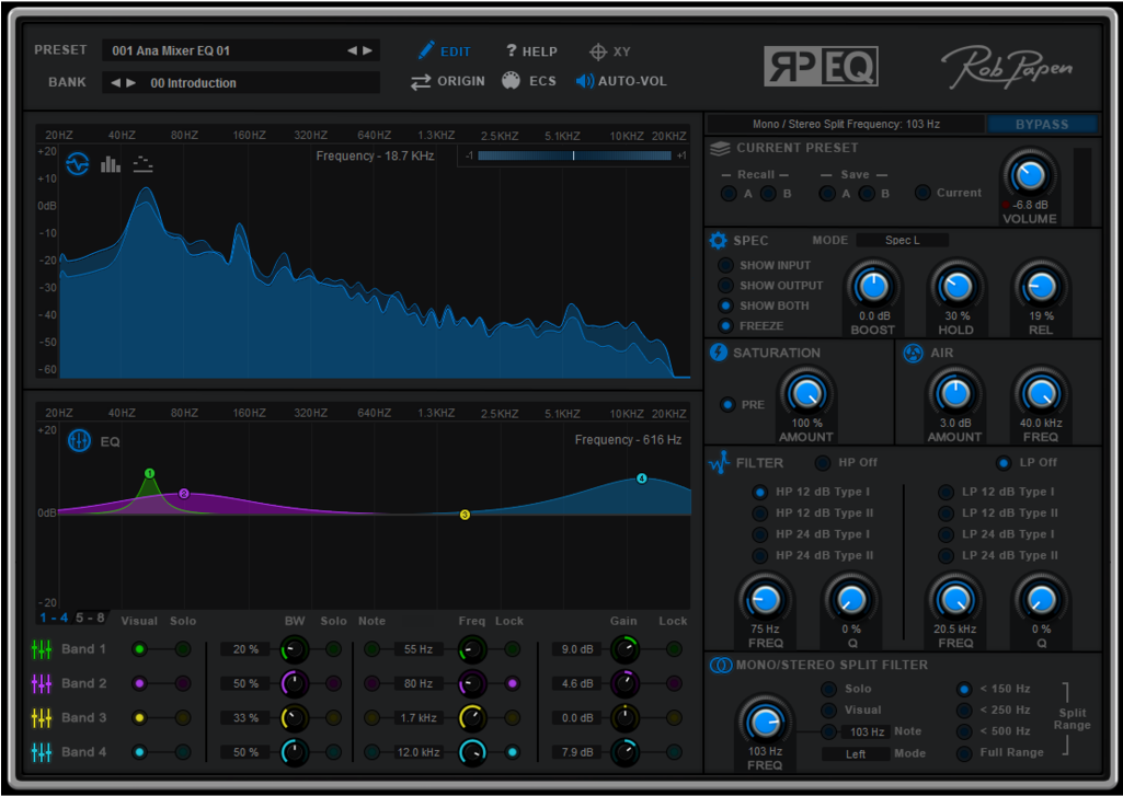 Rob Papen Rp-eq Plugins Pluginfox - Rob Papen Rp-eq Equalizer Virtuel (1024x1024), Png Download