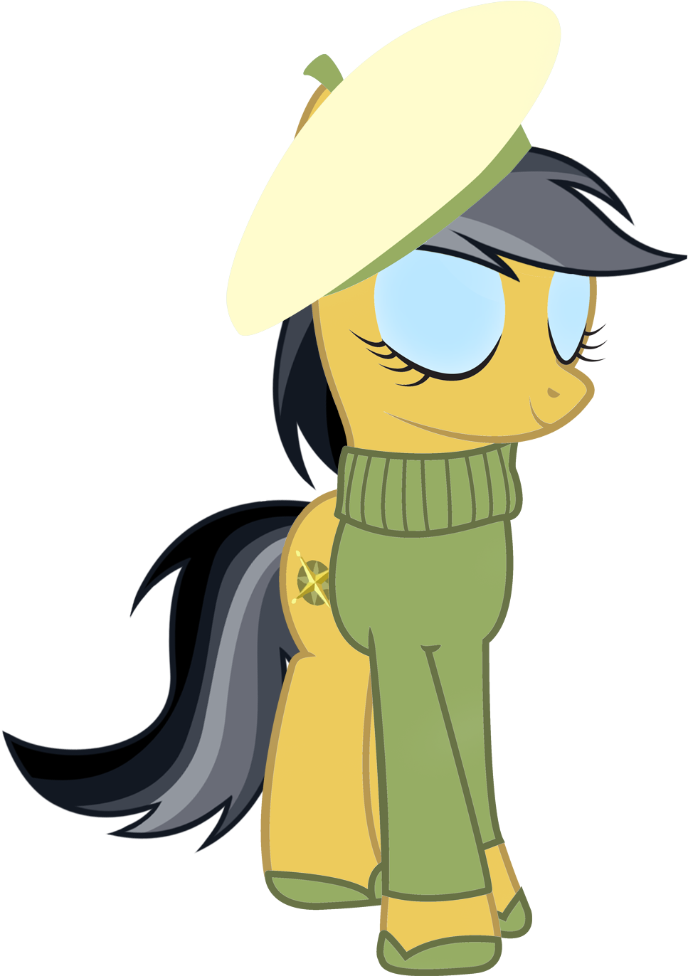 Picture Free Download Artist Cool Clothes - My Little Pony French Ponies (1000x1371), Png Download