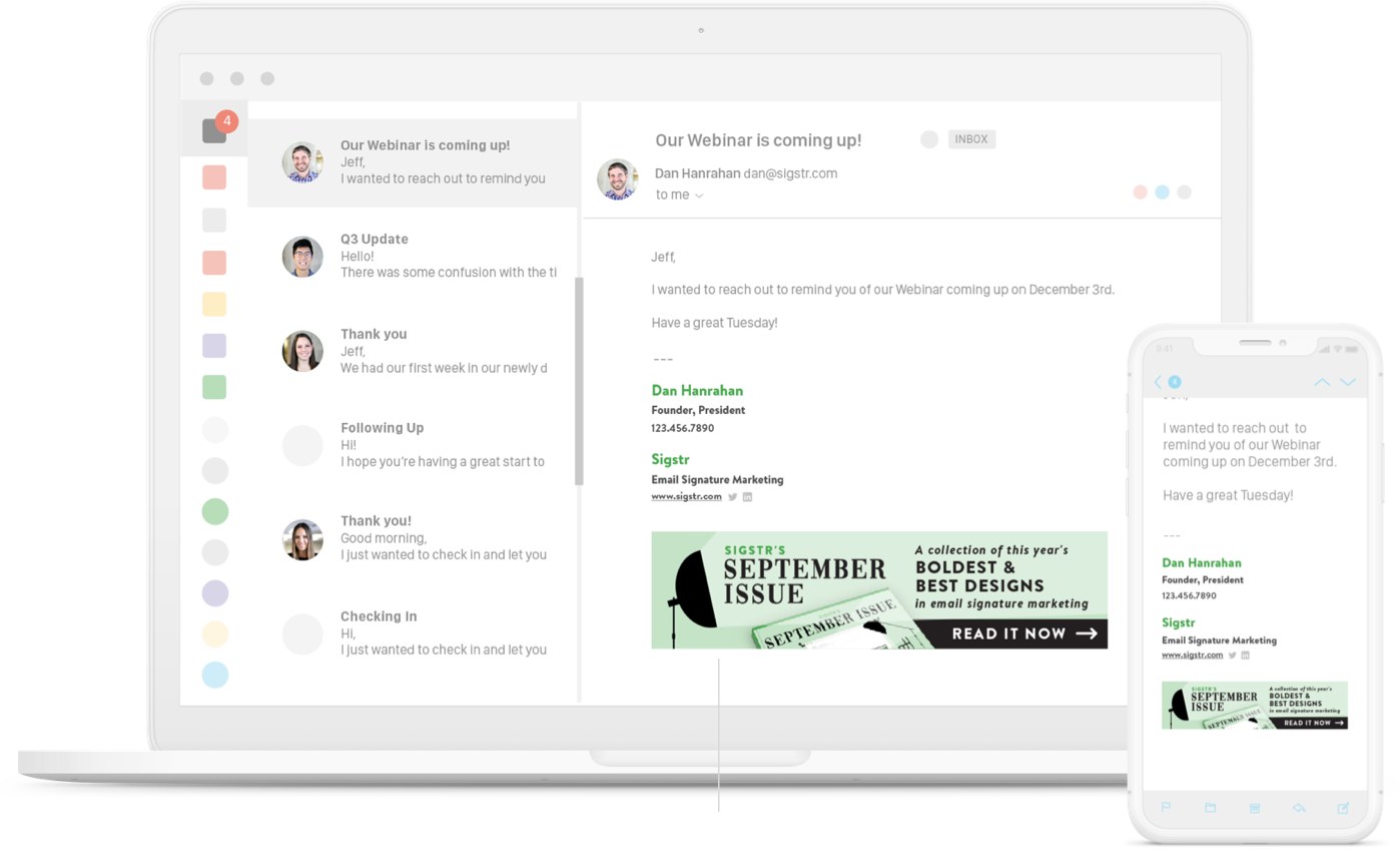 Turn Every Email Into A Marketing Campaign - Email (1398x848), Png Download
