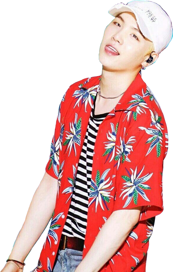 Report Abuse - Suga Wearing Cap Performance (586x919), Png Download