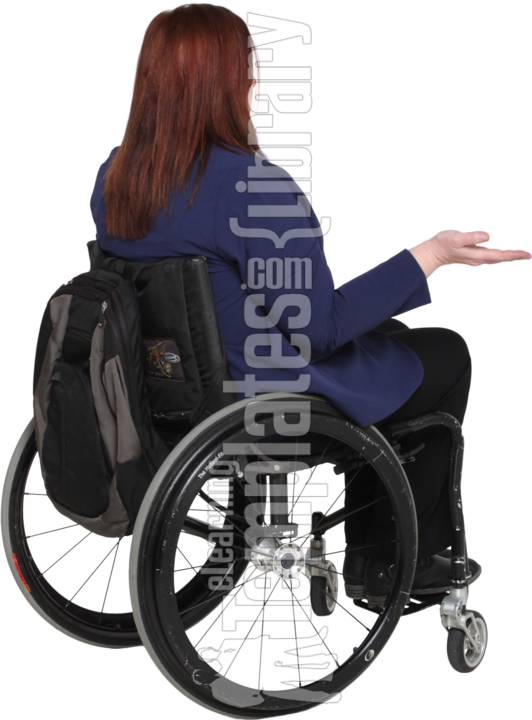 Wheelchair (532x720), Png Download