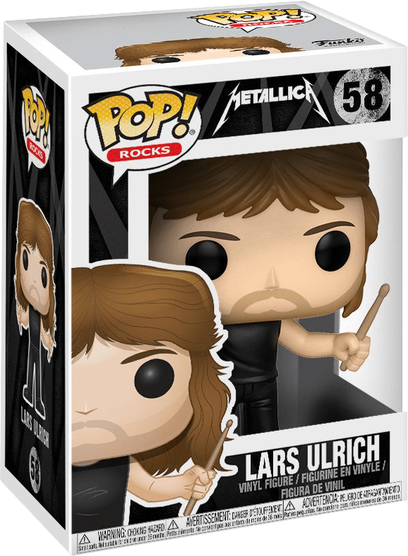 Funko Pop Rocks Metallica Lars Ulrich - Ender's Game Funko Pop (578x786), Png Download