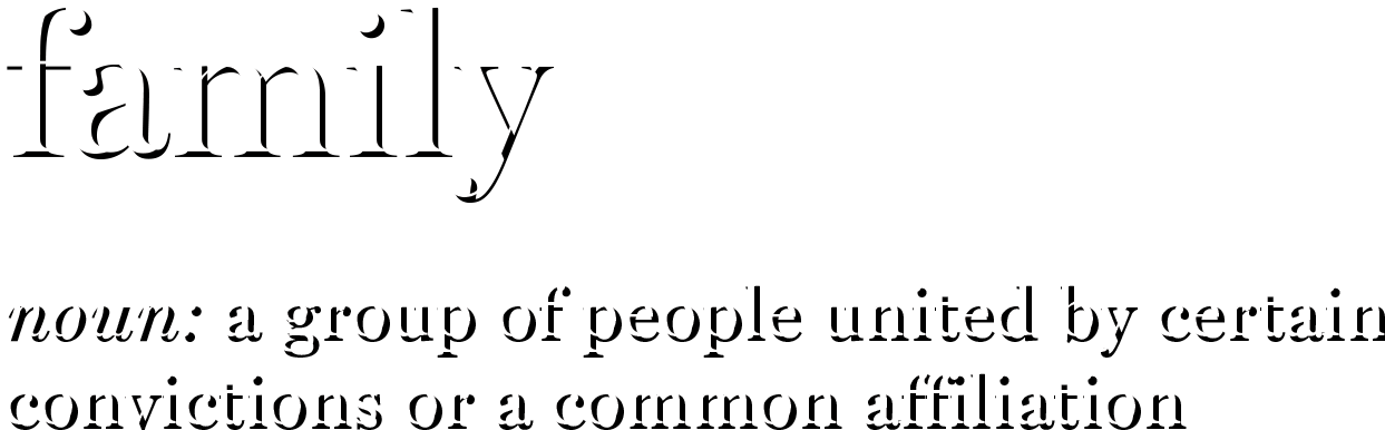 Family - Calligraphy (1242x434), Png Download