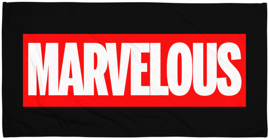 Marvelous Beach Towel - Graphics (1000x1000), Png Download