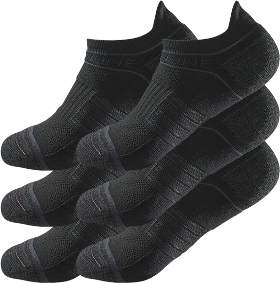 Mother's Day Black 6 Pack Socks - Leather (979x759), Png Download