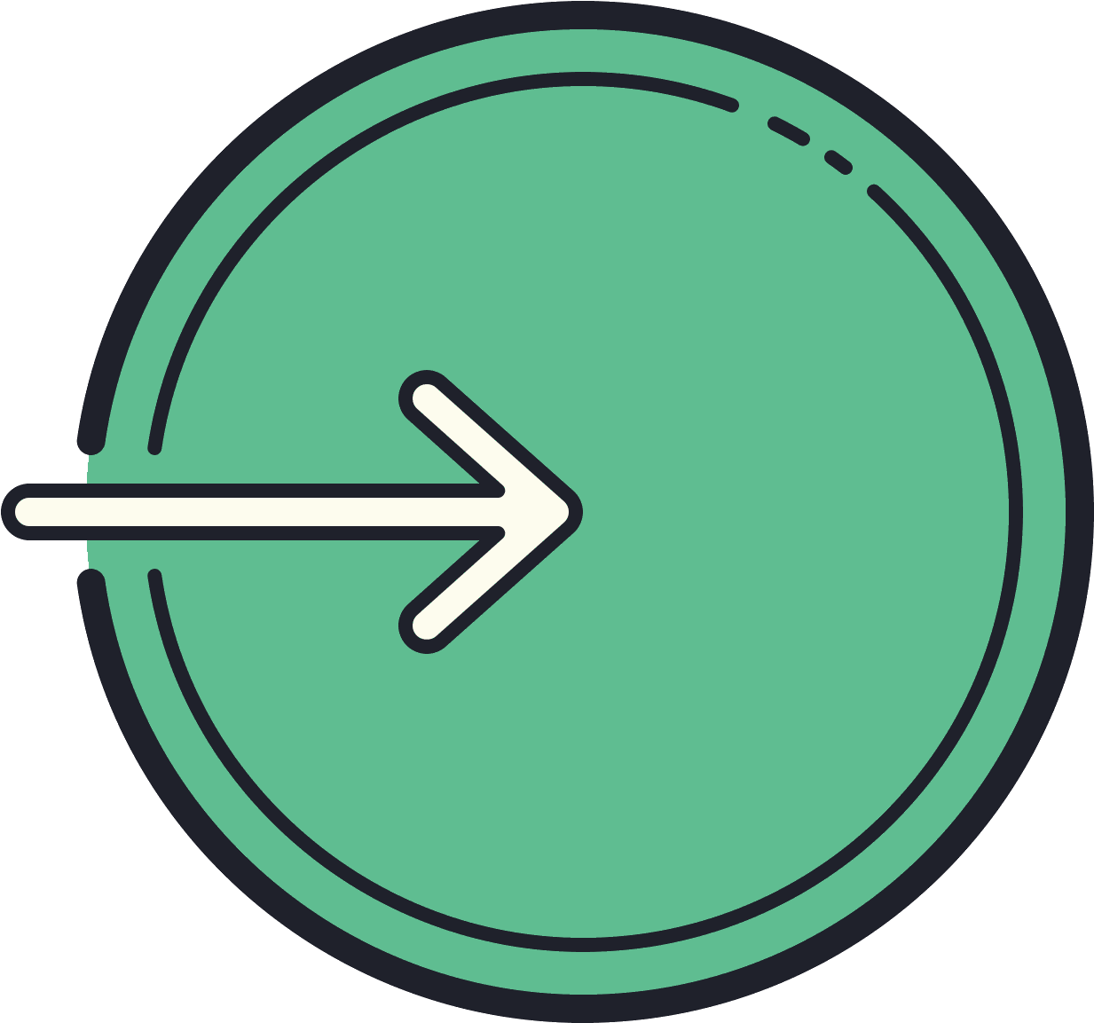 The Icon Consists Of A Circle Which Has An Open Gap - Icon (1600x1600), Png Download