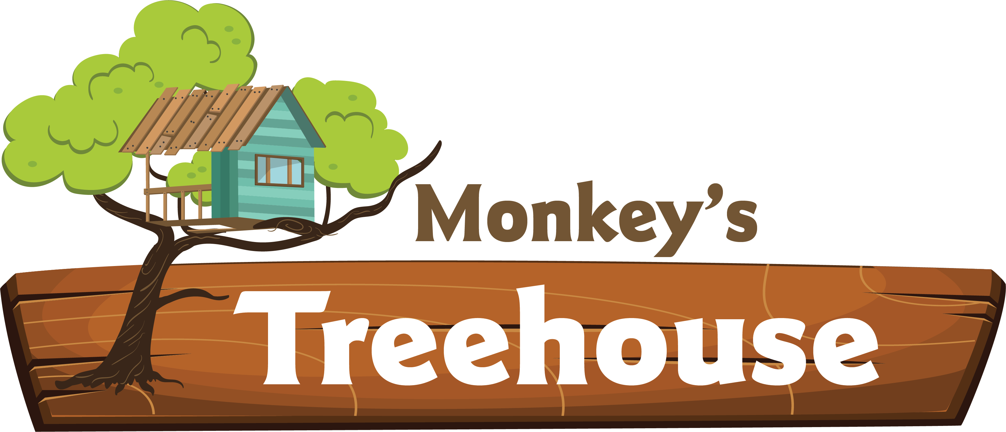 The Monkey's Treehouse - The Monkey’s Treehouse (3472x1494), Png Download