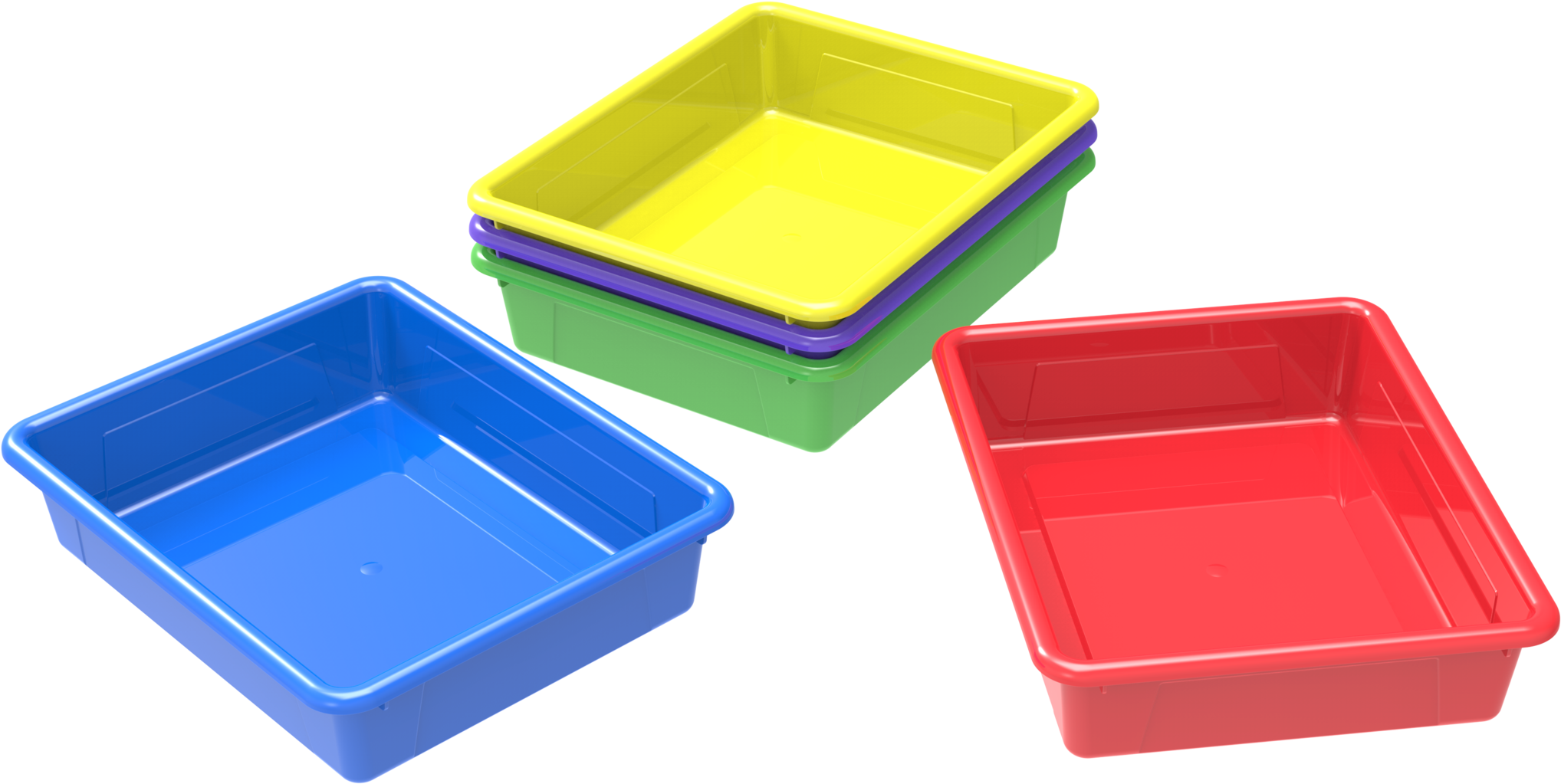 Storex Storage Tray, Letter Size, 10 X 13 X 3 Inches, - Inch (2048x2048), Png Download