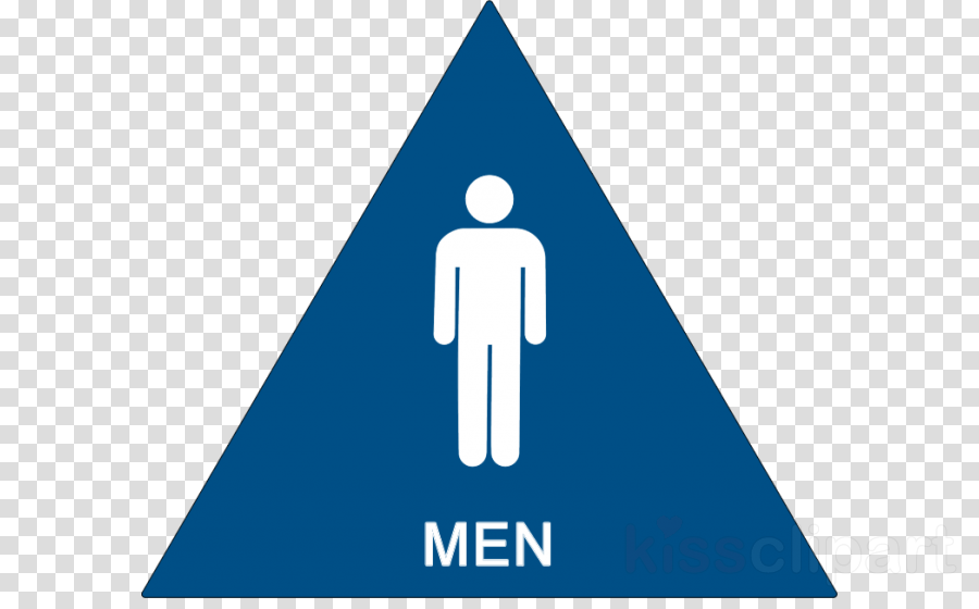 Mens Bathroom Sign Clipart Public Toilet Bathroom Male - Transparent Caution Sign Vector (900x560), Png Download