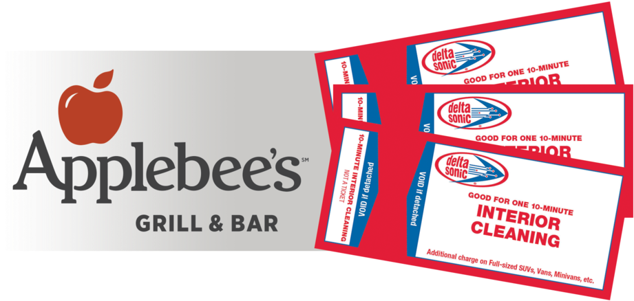 3 Interior Cleanings And Free Dinner At Applebee's - Applebees Gift Card, (1024x475), Png Download