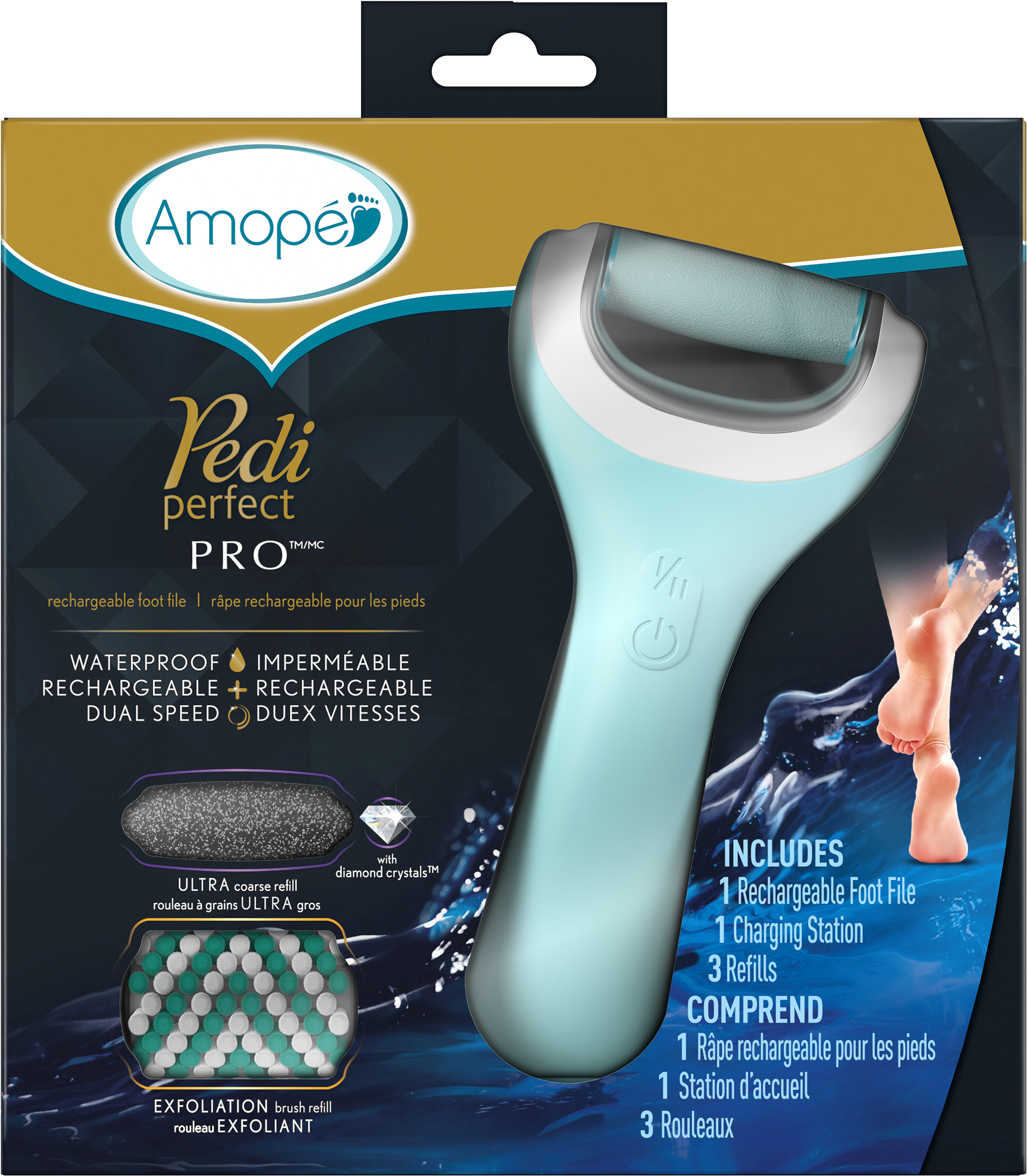 Zentoes Moisturizing Heel Socks With Gel To Heal Dry - Amope Pedi Perfect Extra Rich Foot Cream (2362x2362), Png Download