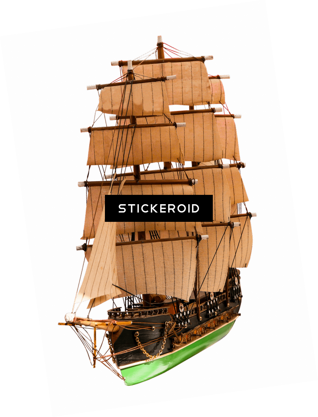 Sailing Ship (1061x1391), Png Download