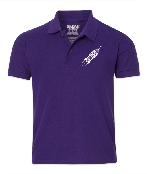 Rocketship Youth Polo - Texas Christian University (600x600), Png Download