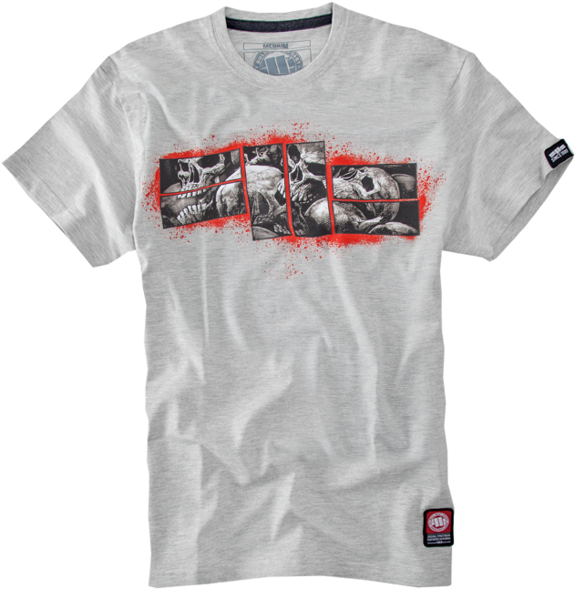 Pit Bull Skull Koszulka (700x700), Png Download