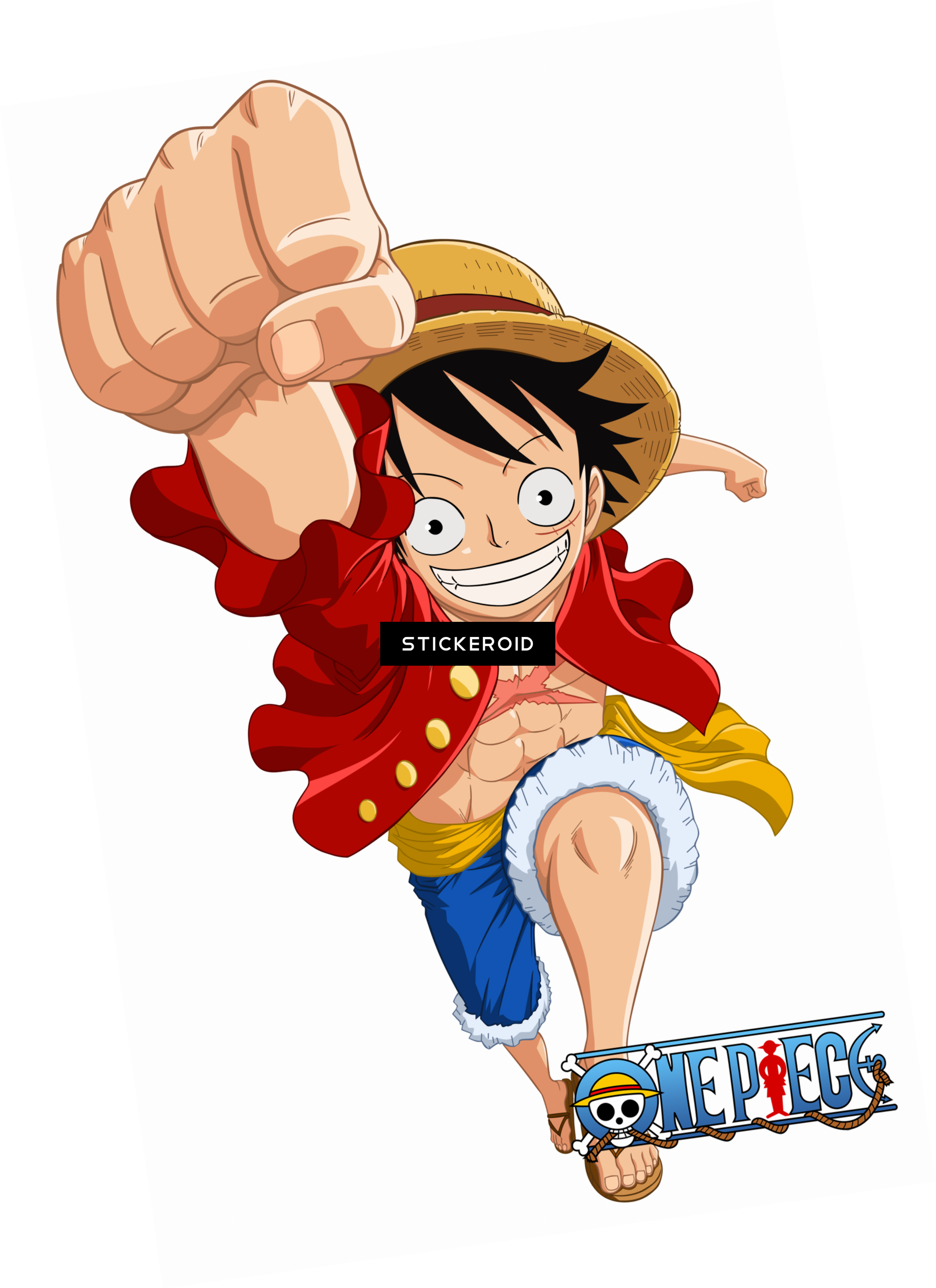 قرد D Luffy Png صورة شفافة قطعة واحدة - One Piece Luffy Whole Cake Island (1923x2643), Png Download