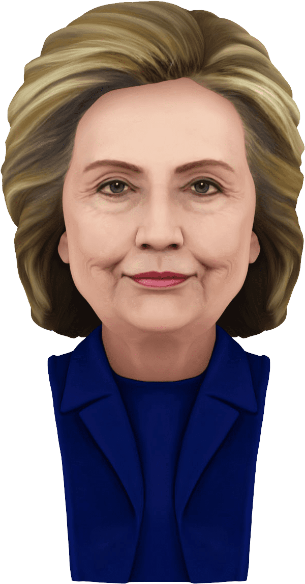Hillary Clinton - 3d Computer Graphics (700x1300), Png Download