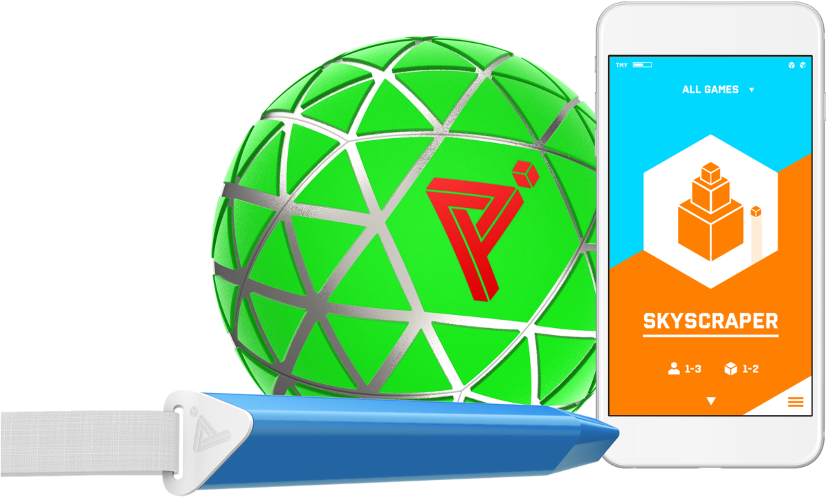 This Sensor-infused Ball From Play Impossible Encourages - Play Impossible Gameball, Green (1260x902), Png Download
