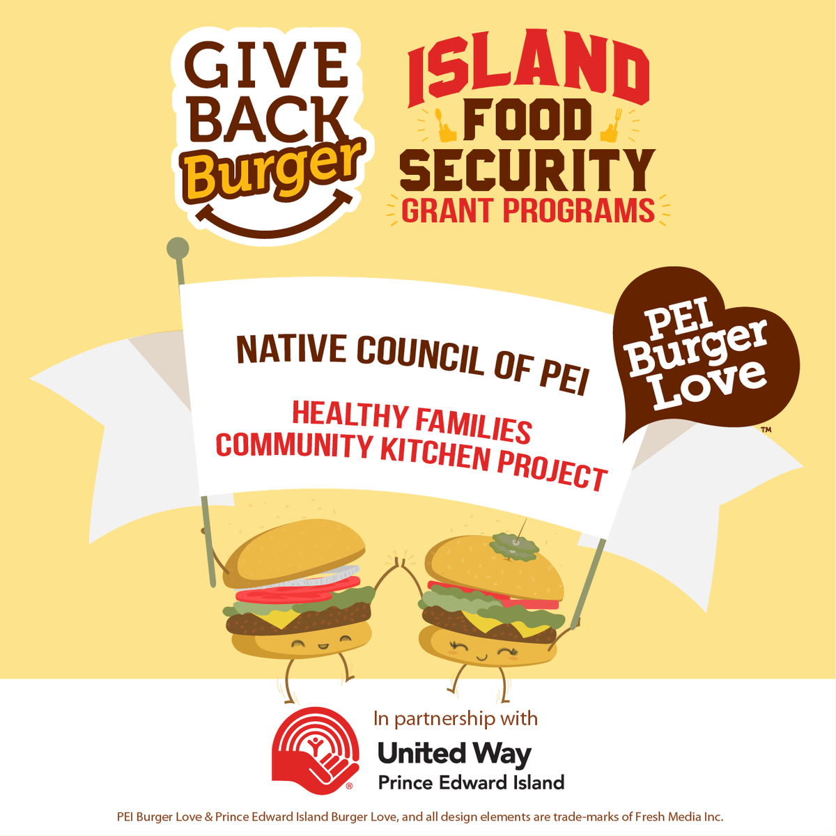 Healthy Families Community Kitchen Project @nativecouncilpe - Pei Burger Love (1200x1200), Png Download