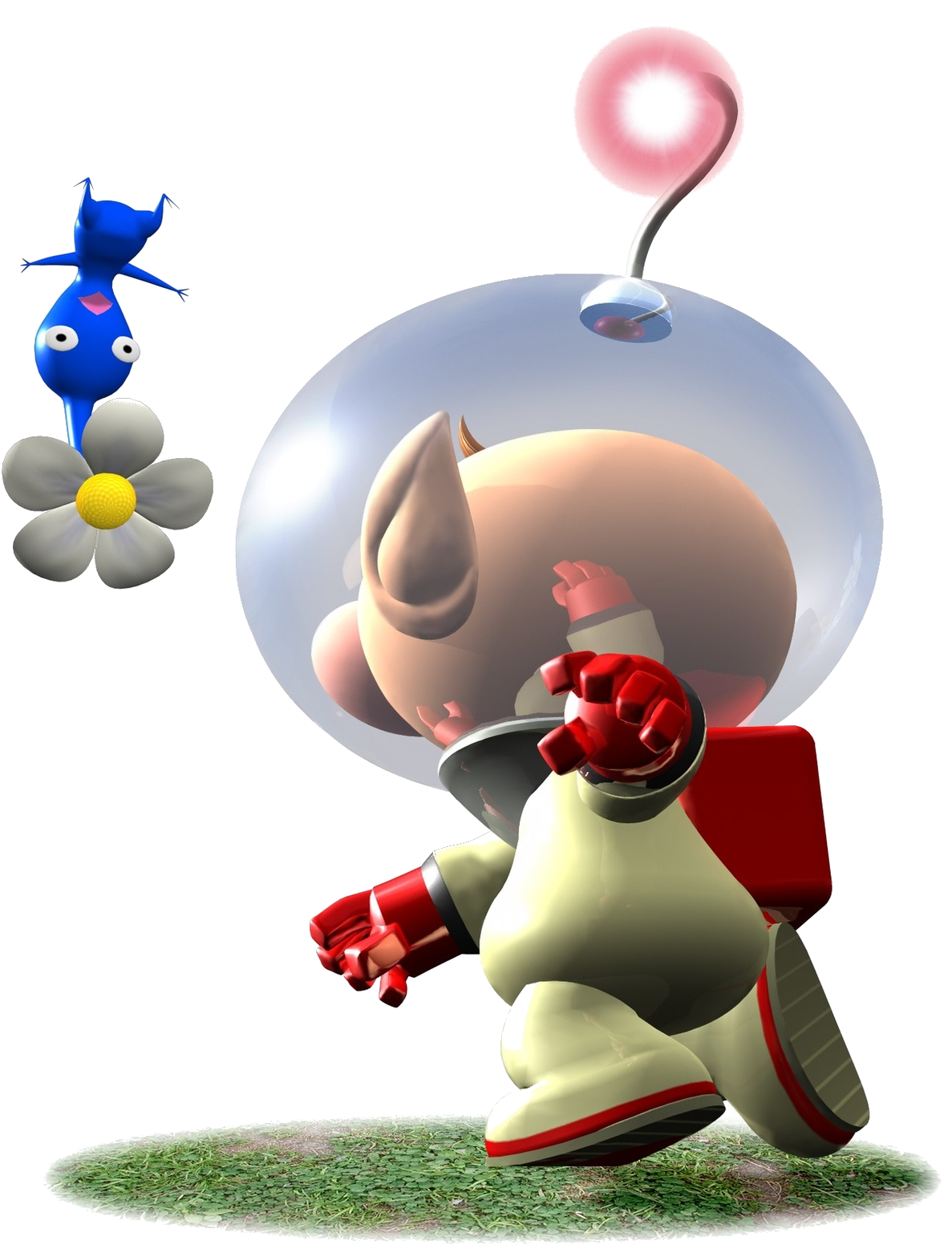 Olimar Throw - Olimar Throwing Pikmin (1193x1580), Png Download