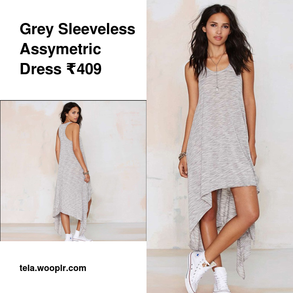 Grey Classy Top For Summer - Summer Dress 2017 Trend (600x600), Png Download
