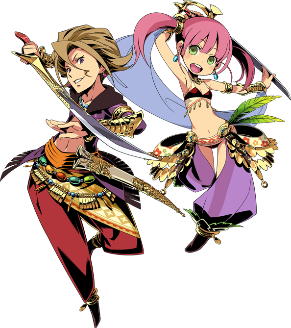 Img Dancer Main-character01 - 世界 樹 4 ダンサー (594x669), Png Download