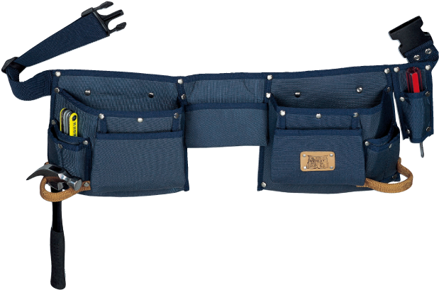 A-1234a - Hans 12 Pocket Tool Holster (794x448), Png Download