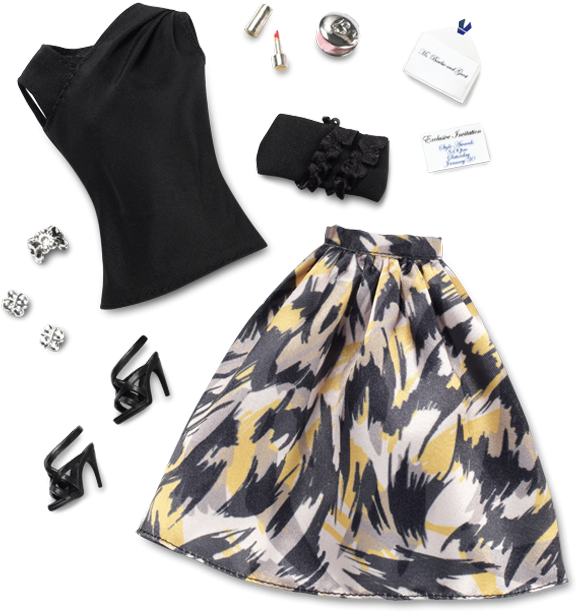 Love This Classy Type Of Barbie - Barbie Styled By Tim Gunn Accessories Pack 1 (640x950), Png Download