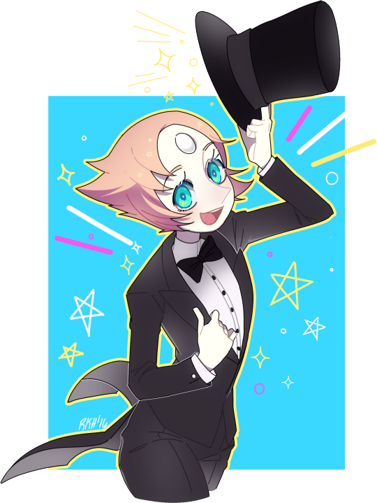 Siqlyprince - Pearl In A Tuxedo Steven Universe (540x719), Png Download