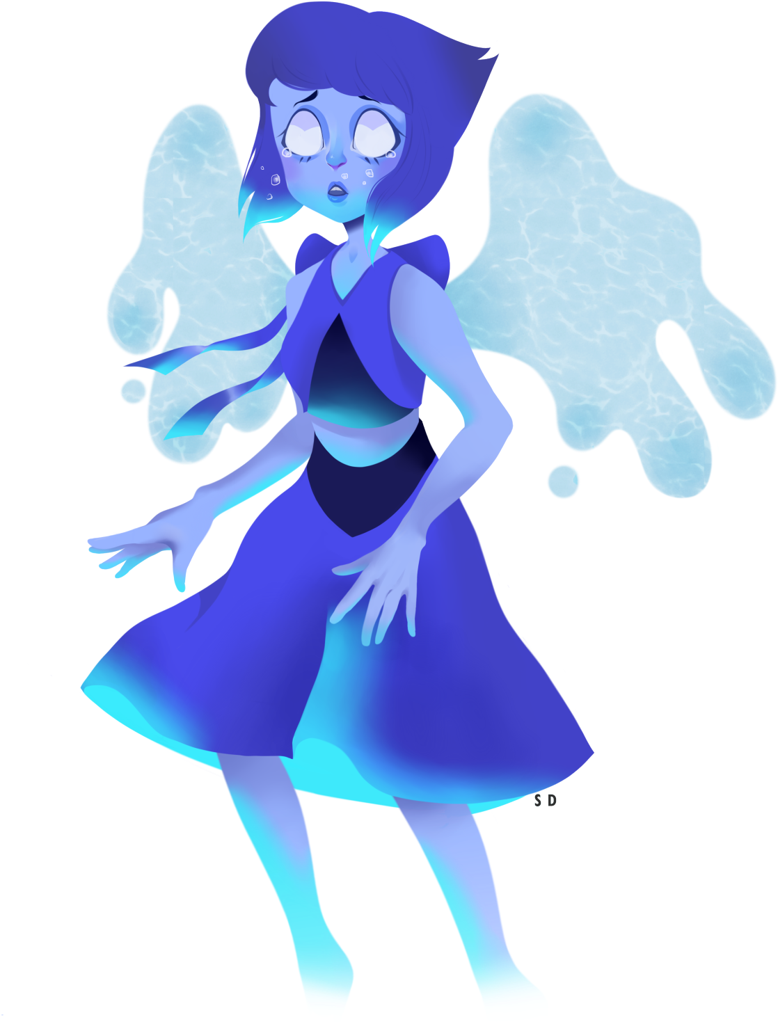 I Finished Lapis She's Transparent Too - Lapis Lazuli (1280x1792), Png Download