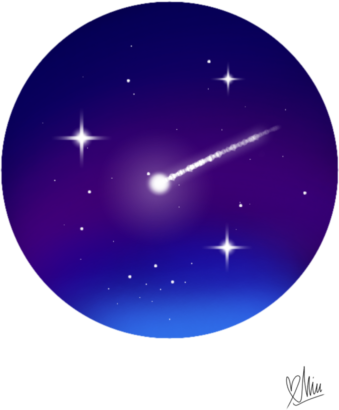 Shooting Star Background - Dark Galaxy (755x1057), Png Download
