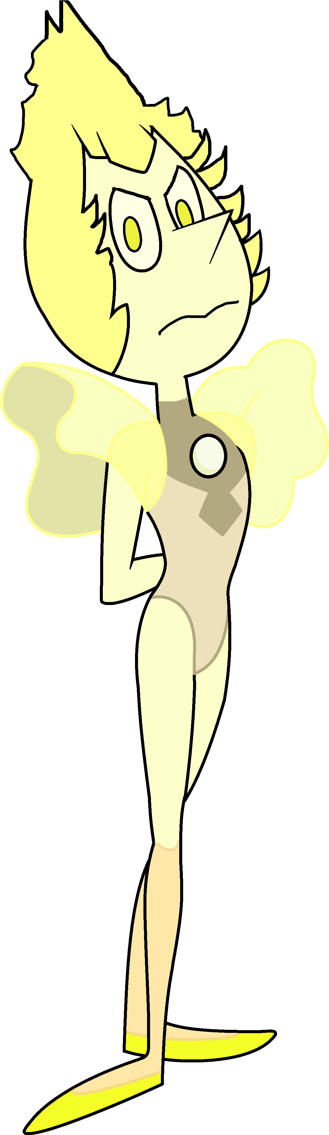 Yellow Pearl Regenerate - The Grim Adventures Of Billy & Mandy (1483x3847), Png Download