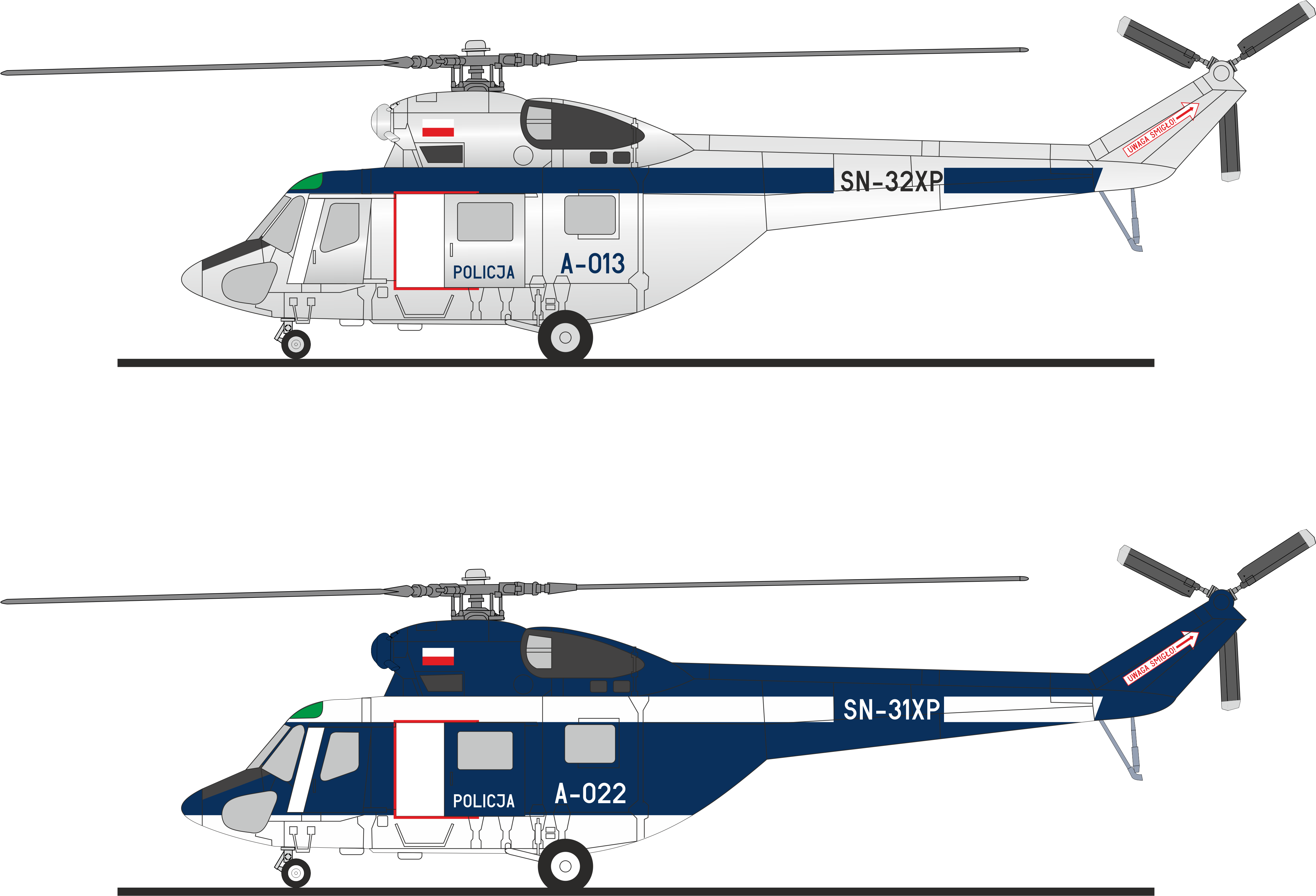 Lotnictwo Policji Schemat Malowania - Aviation (4566x3396), Png Download